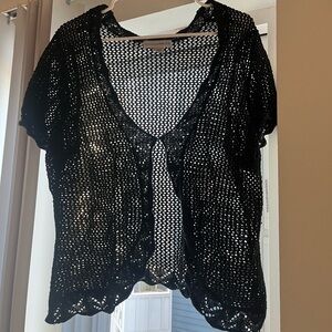 Vintage Sag Harbor Crochet Cardigan